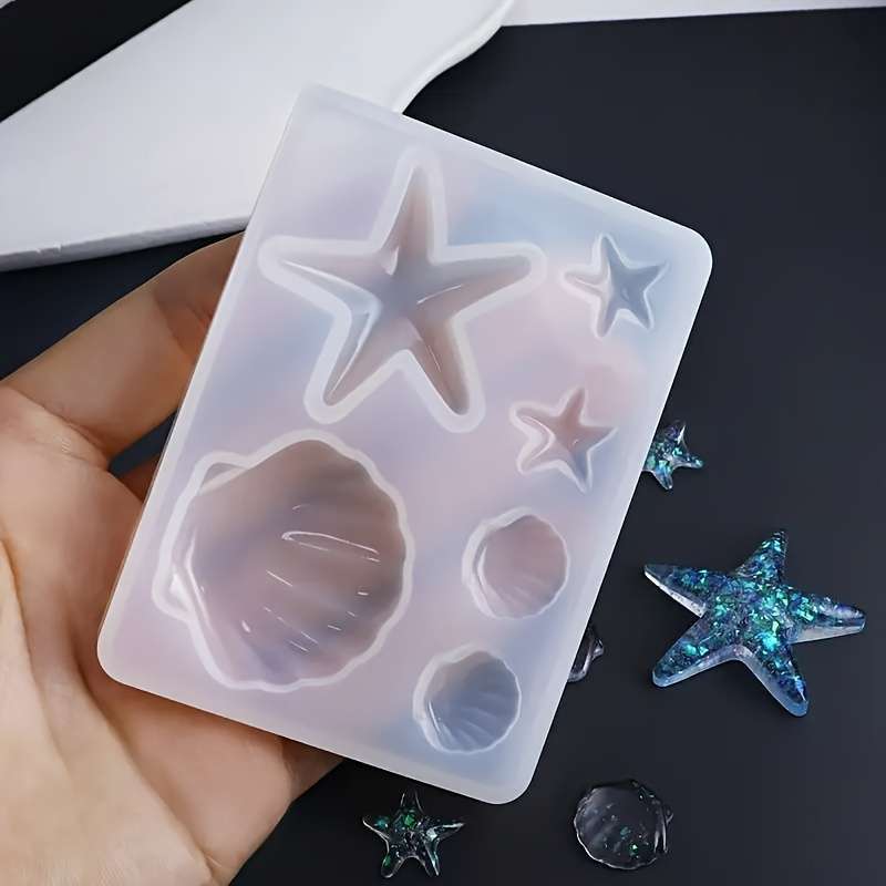 Resin Art Letters - DIY Oceaan Thema Kristal Epoxyhars Schelp
