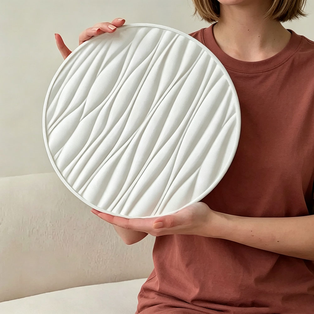Resin Art Letters - Grote ronde siliconen mal voor trays,
