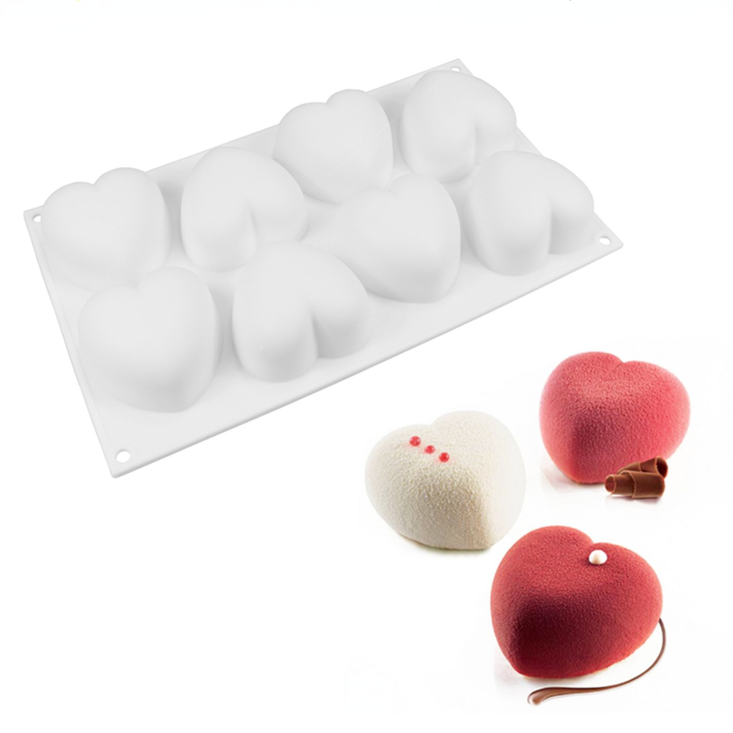 Resin Art Heart - Liefde Hart Siliconen Zeep Schimmel Handgemaakte