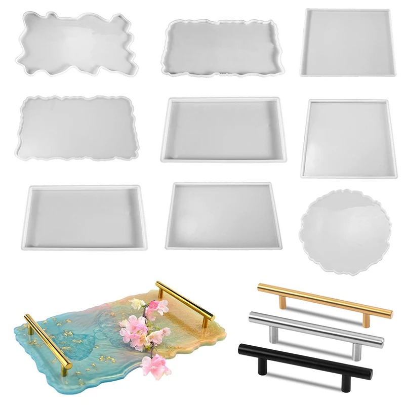 Resin Art Mold - Lade Epoxyhars Siliconen Mal DIY Grote