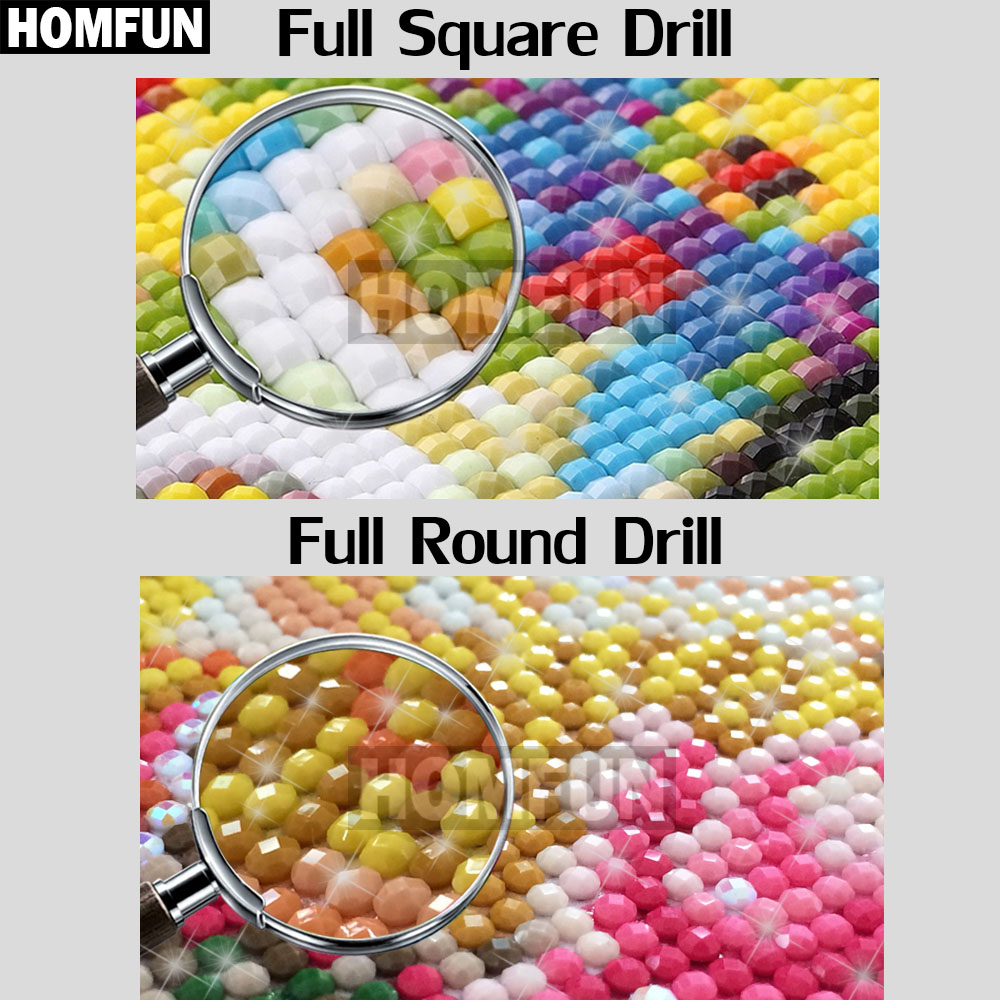 Homfun Art 5D Diy Diamant Schi - Resin Art Machine recensie en prijs
