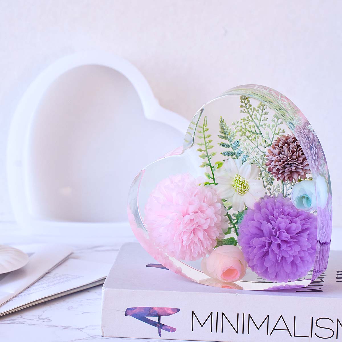 Grote liefde siliconen mal DIY - Resin Art Mold recensie en prijs
