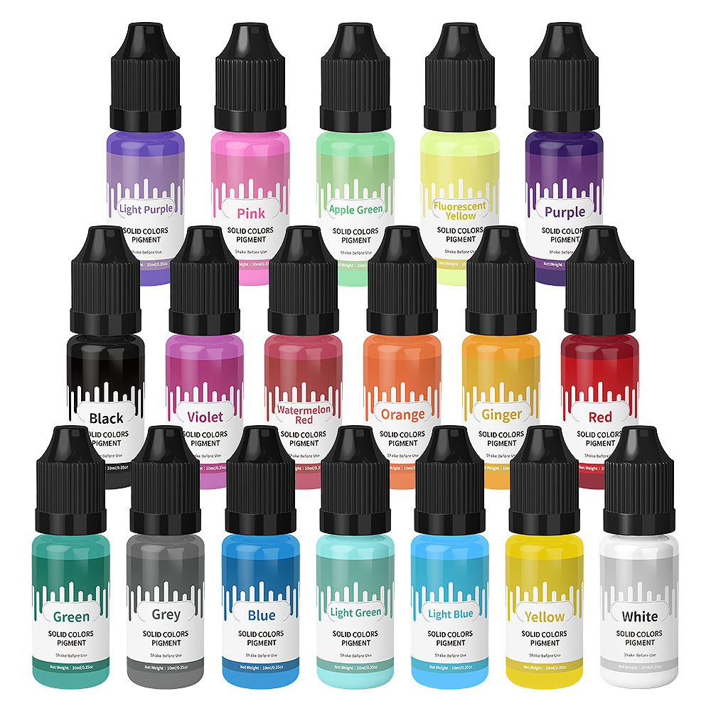 18 Kleuren 10 ml Macaron Effen - Resin Dye Opaque recensie en prijs