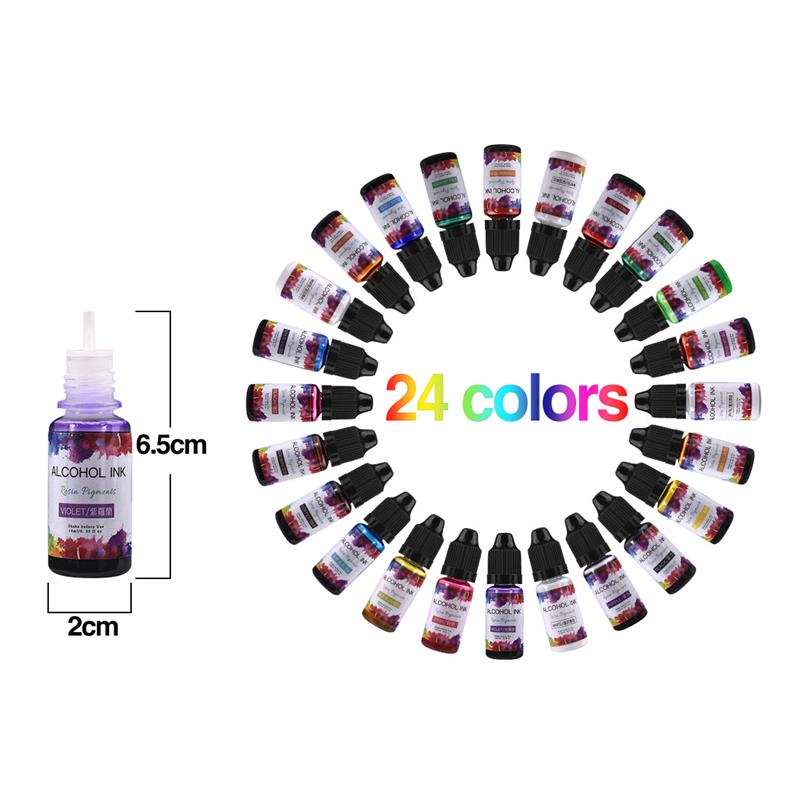 24 Kleur/Set 10Ml Hars Pigment - Resin Dye Opaque recensie en prijs
