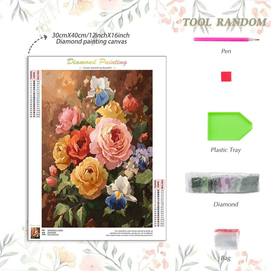 CHENISTORY Bloemen 5D Diamant  - Resin Art Unique Ideas recensie en prijs