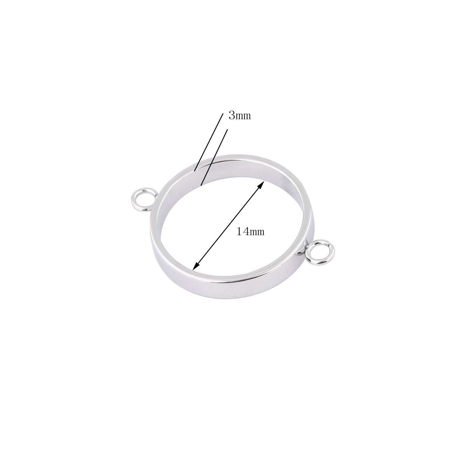 10 stuks roestvrij staal 14 mm - Resin Art Hanging recensie en prijs