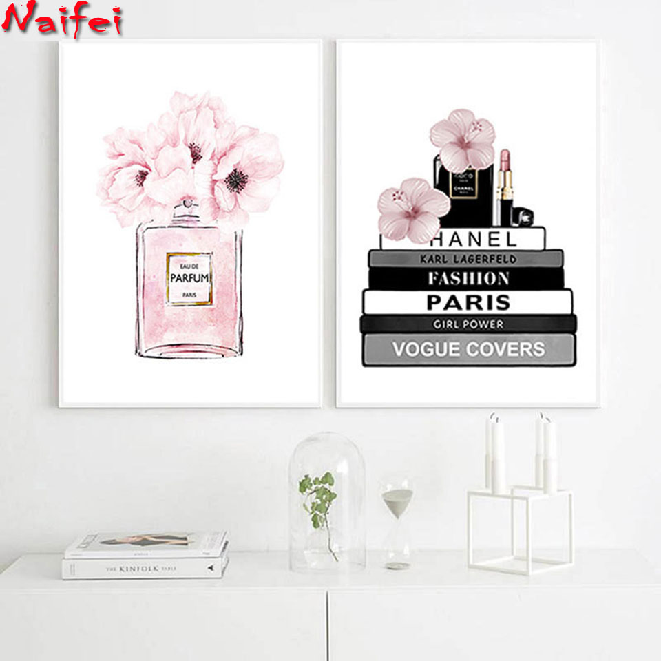 Bloem Parfum Fles Mode Boek Di - Resin Art Book recensie en prijs