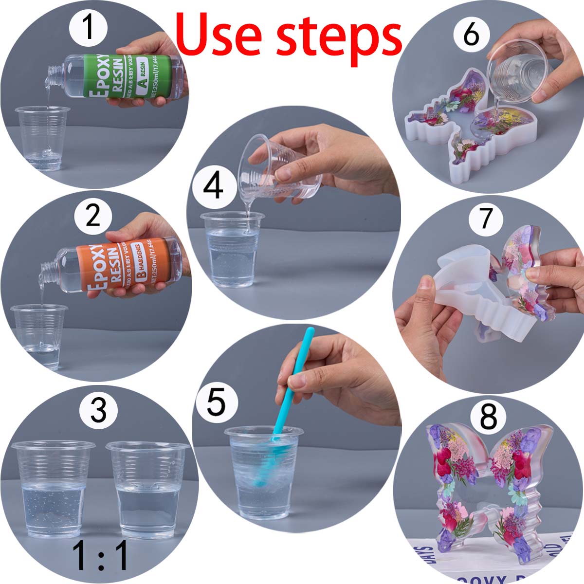 1:1 verhouding epoxyhars kit a - Resin Art Mold recensie en prijs