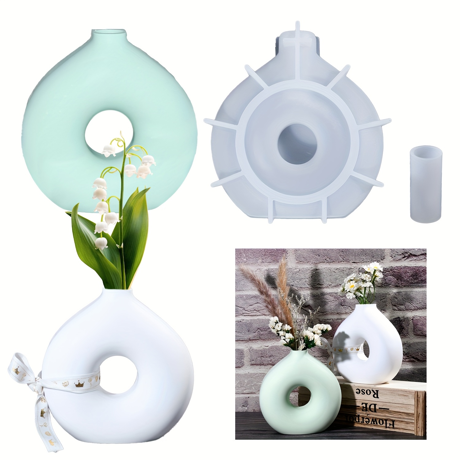 1 DIY ronde vaas siliconen mal - Resin Art Mould recensie en prijs