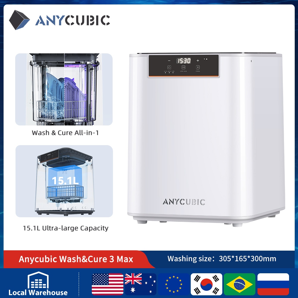 ANYCUBIC Wash & Cure 3/3 Plus/ - Resin Art Machine recensie en prijs