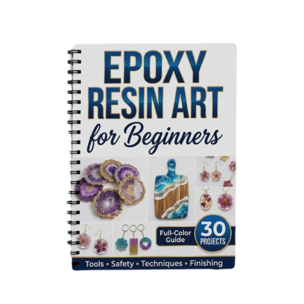 Stapsgewijs epoxyhars-kunsthan - Resin Art Book recensie en prijs