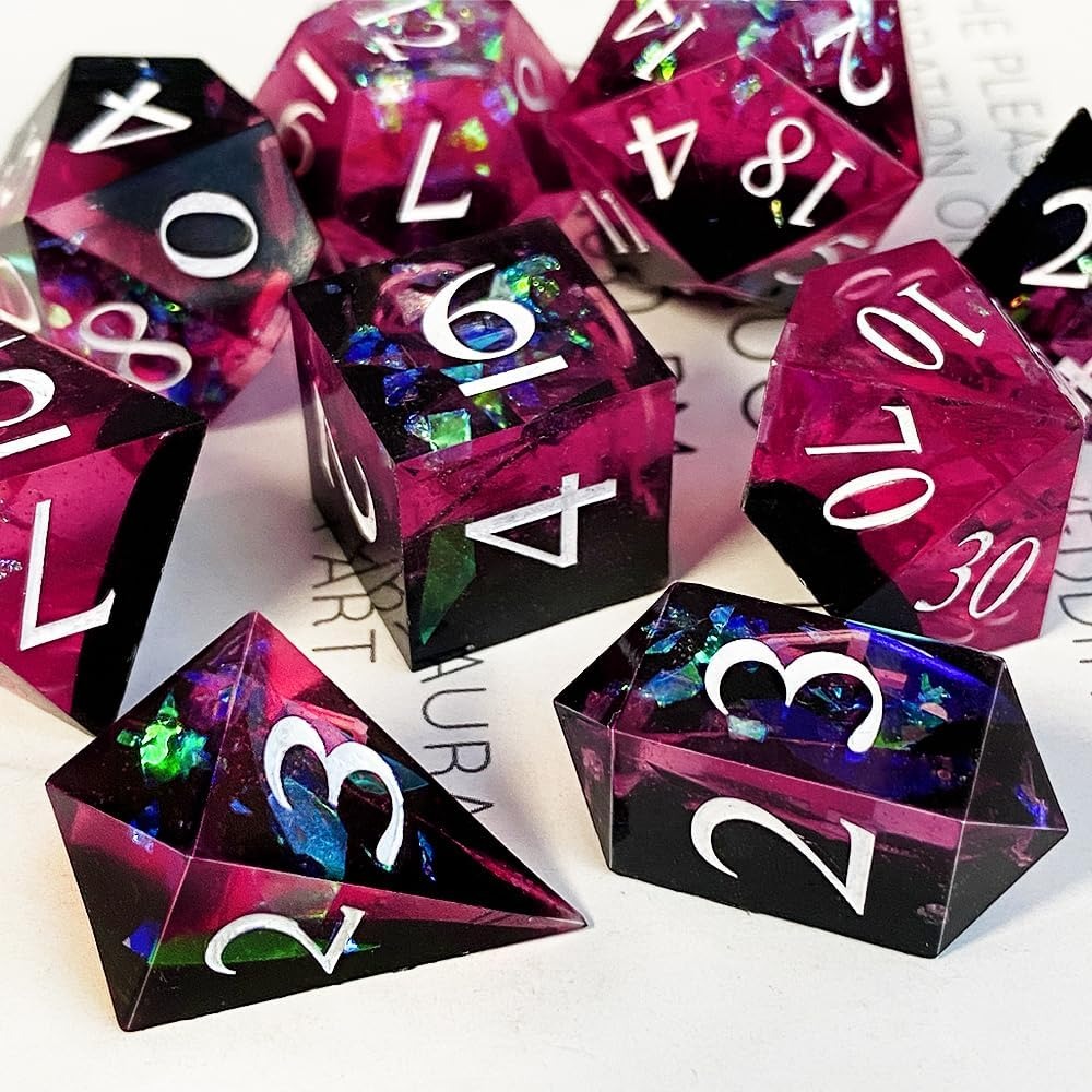 DIY DND scherpe rand dobbelste - Resin Art Mold recensie en prijs