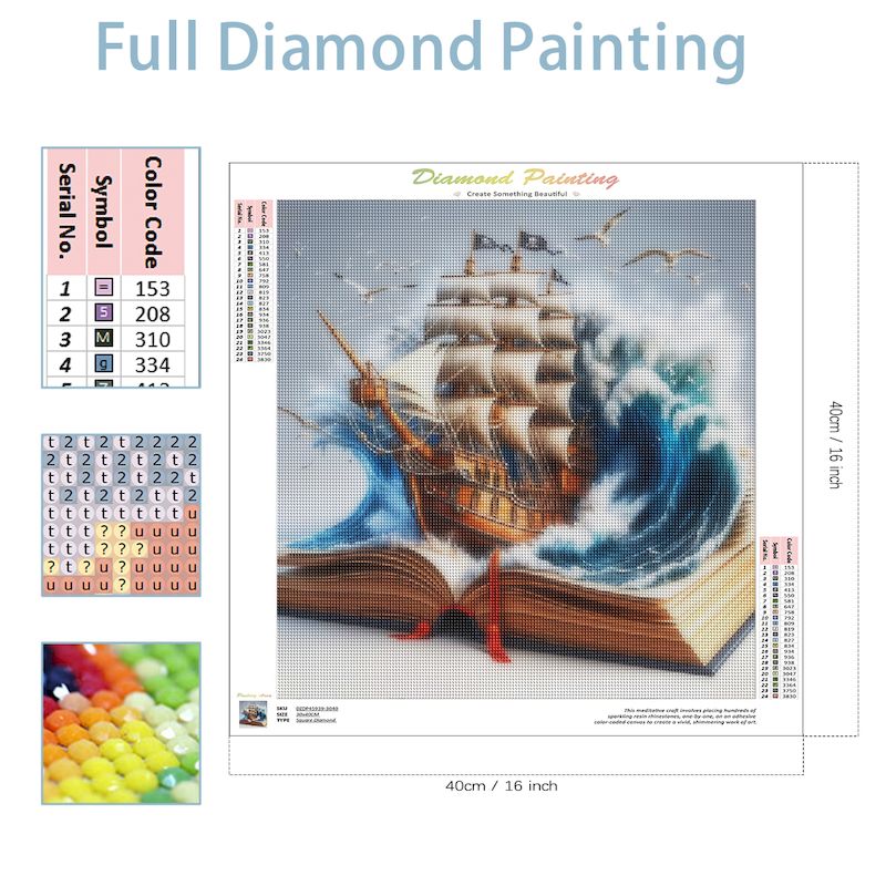 SDOYUNO Diy Diamond Mozaïek Bo - Resin Art Book recensie en prijs