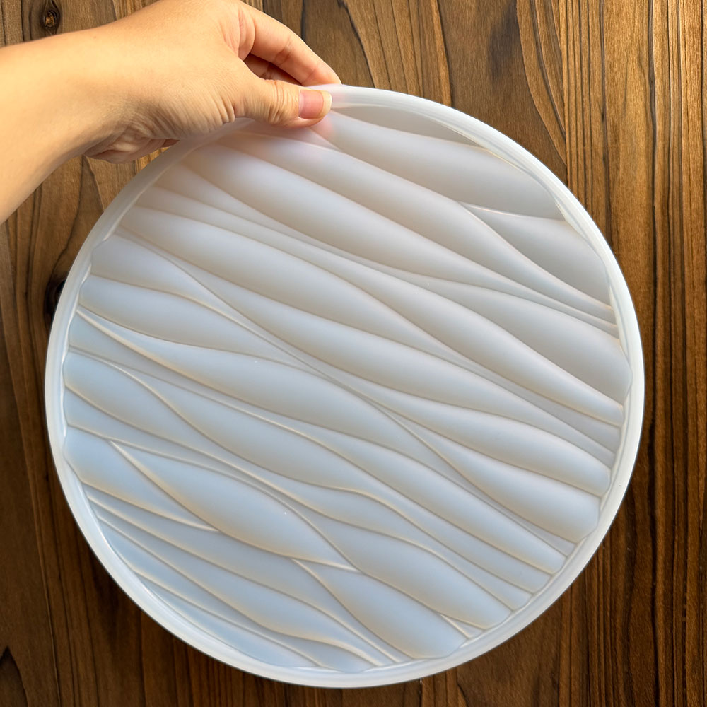 Grote ronde siliconen mal voor - Resin Art Letters recensie en prijs