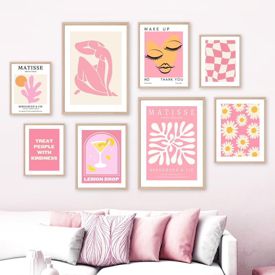 Matisse Vrouw Blad Bloem Drank - Resin Art Wall recensie en prijs