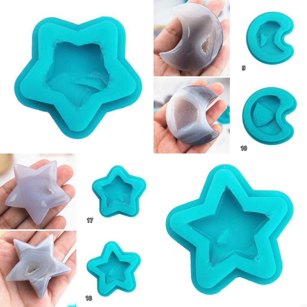 Edelsteen siliconen mallen Roc - Resin Art Geode recensie en prijs