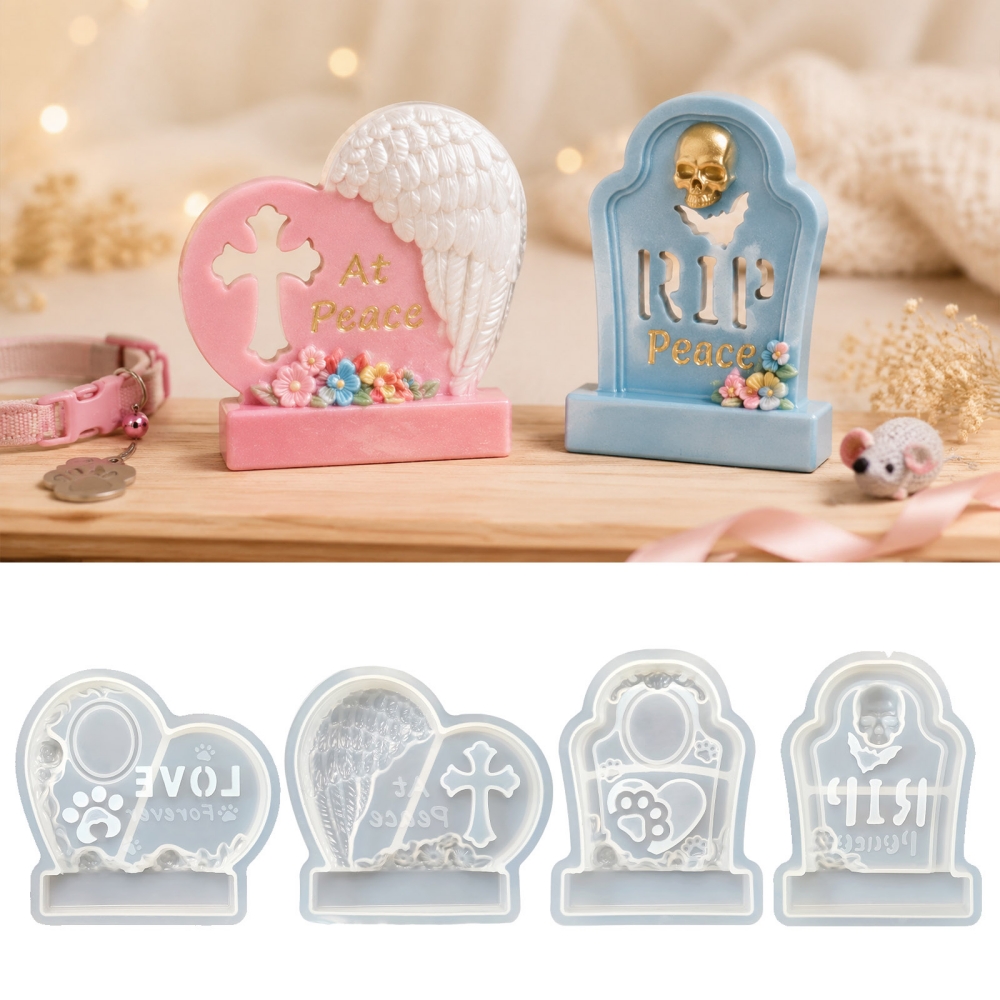 Hartvormige grafsteen gedenkpl - Resin Art Mold recensie en prijs