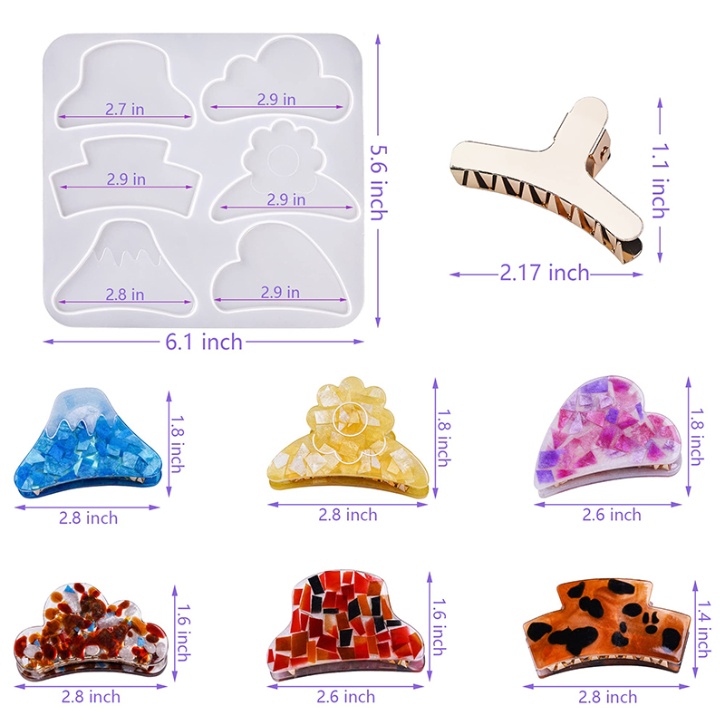 Haar Klauw Clips Siliconen Har - Resin Art Mould recensie en prijs