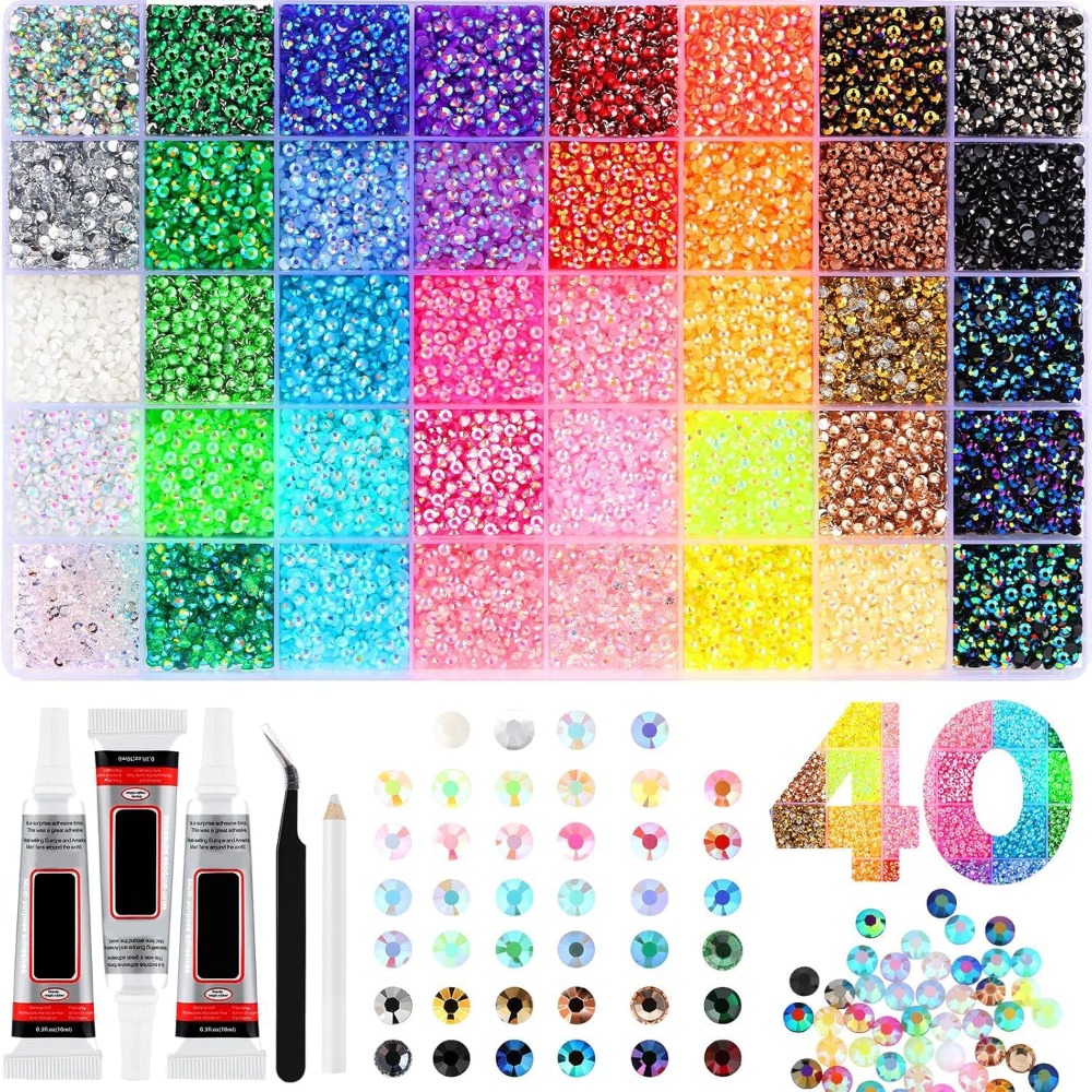 40 kleuren hars-jelly strass s - Resin Art Book recensie en prijs
