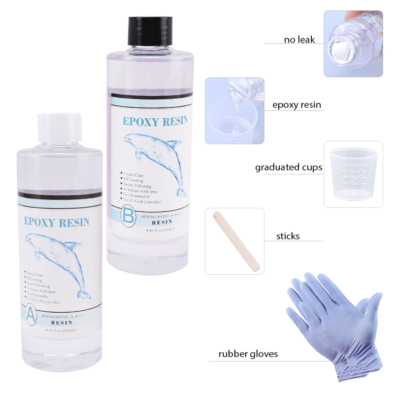 1:1 heldere epoxyhars kristalh - Resin Art Mould recensie en prijs