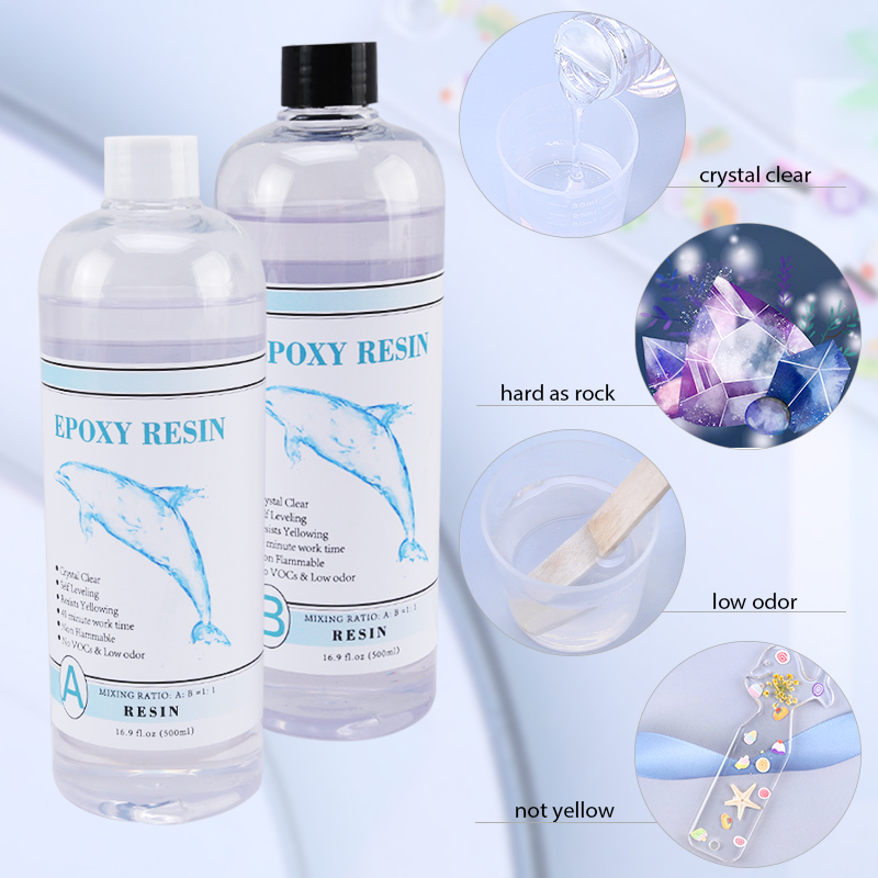 1:1 heldere epoxyhars kristalh - Resin Art Mould recensie en prijs
