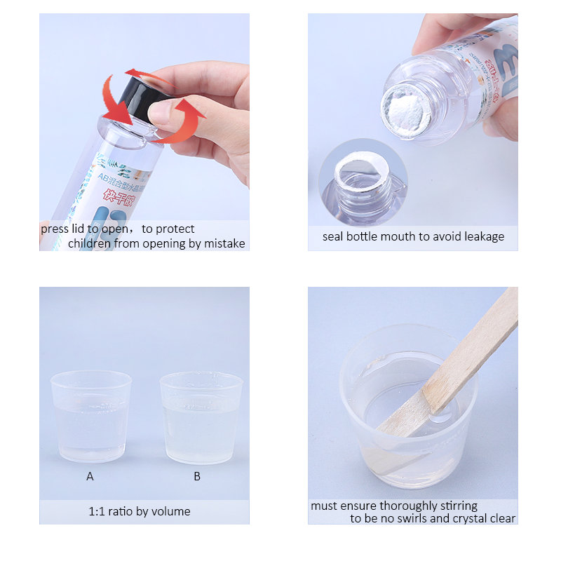 1:1 heldere epoxyhars kristalh - Resin Art Mould recensie en prijs