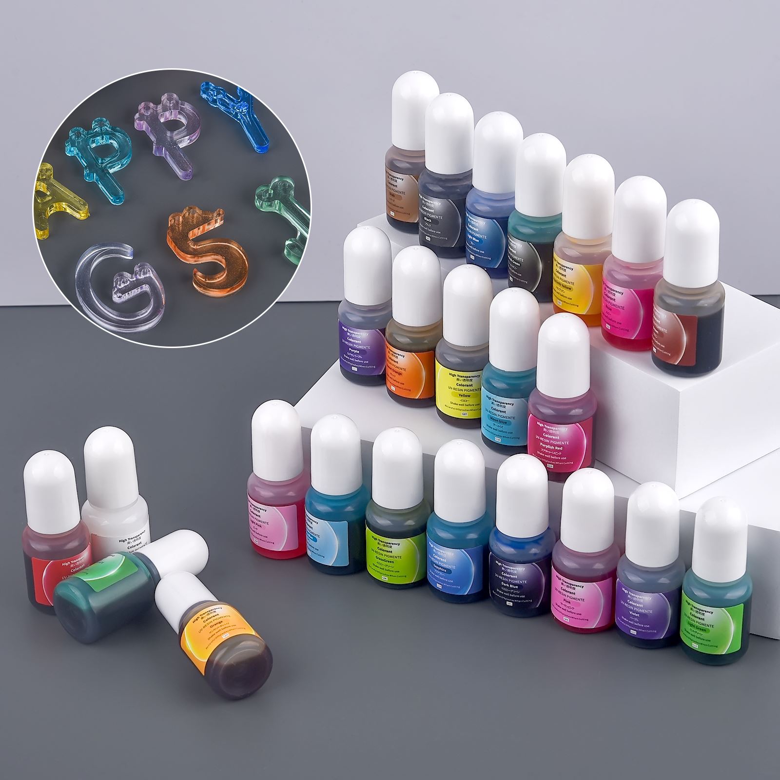 24 Kleuren 5 ml Epoxyhars Pigm - Resin Dye Opaque recensie en prijs