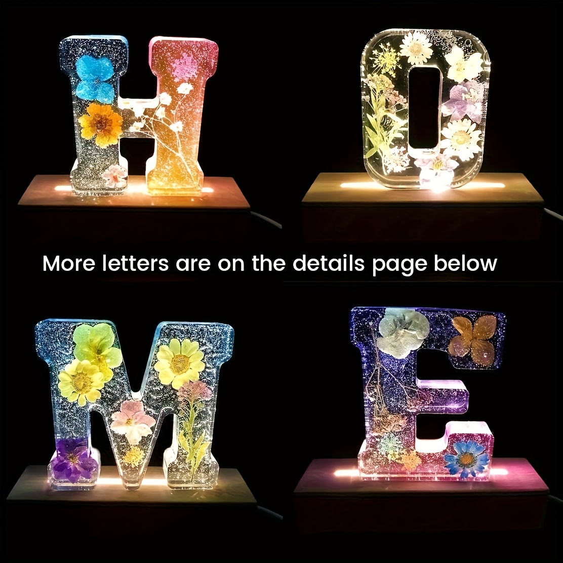 7-inch grote letterharsmal, 3D - Resin Art Mold recensie en prijs