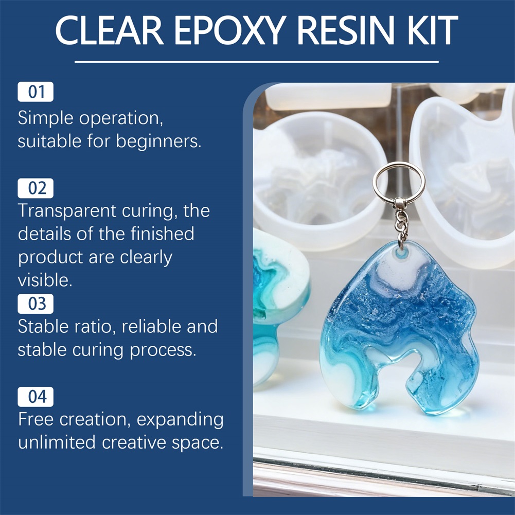DIY Kristallen Heldere Epoxyha - Resin Art Mold recensie en prijs