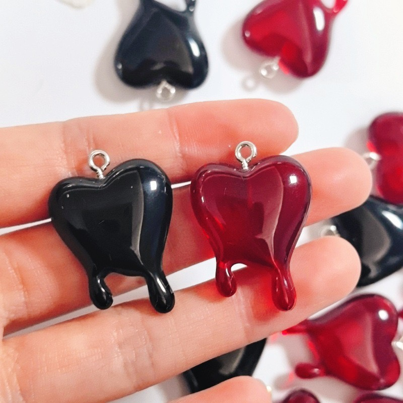 Groothandel 50 stks/partij kle - Resin Art Heart recensie en prijs