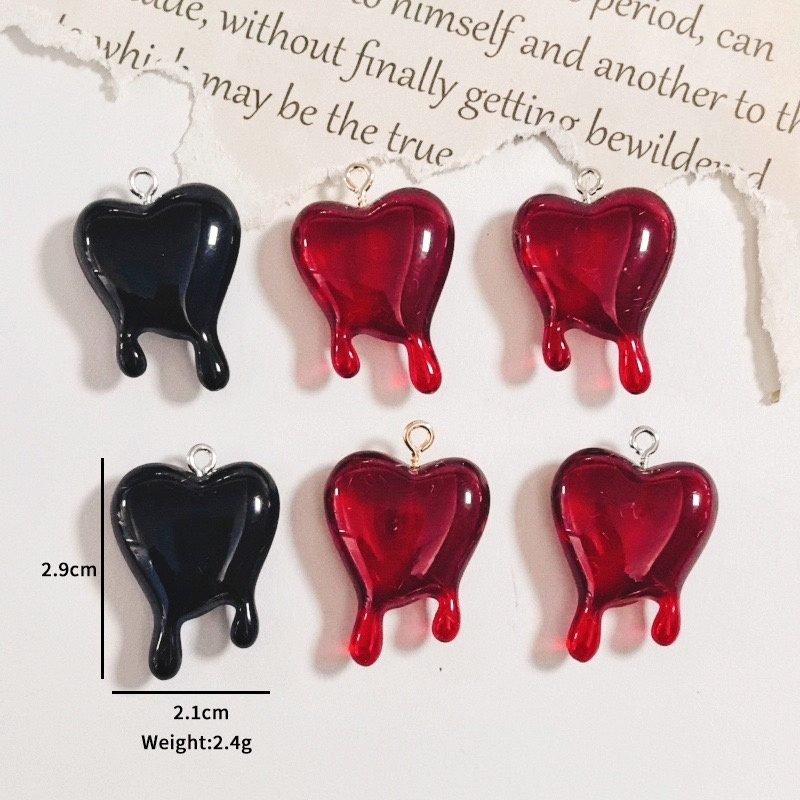 Groothandel 50 stks/partij kle - Resin Art Heart recensie en prijs