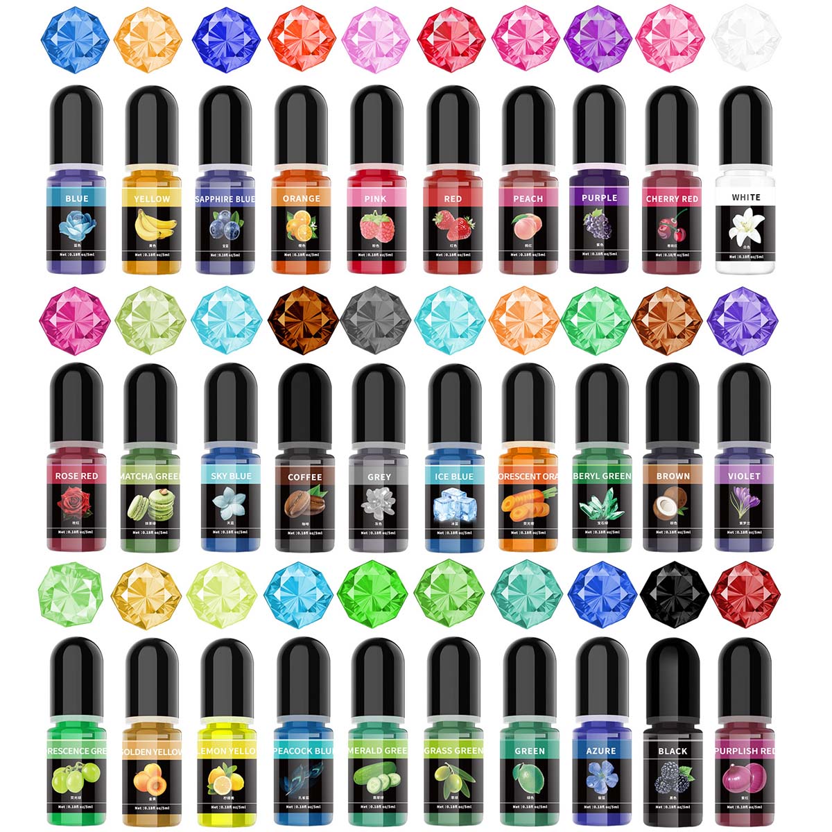 5 ml/Fles Epoxyhars Pigment Vl - Resin Art Letters recensie en prijs