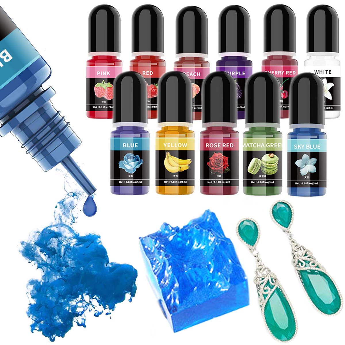 5 ml/Fles Epoxyhars Pigment Vl - Resin Art Letters recensie en prijs