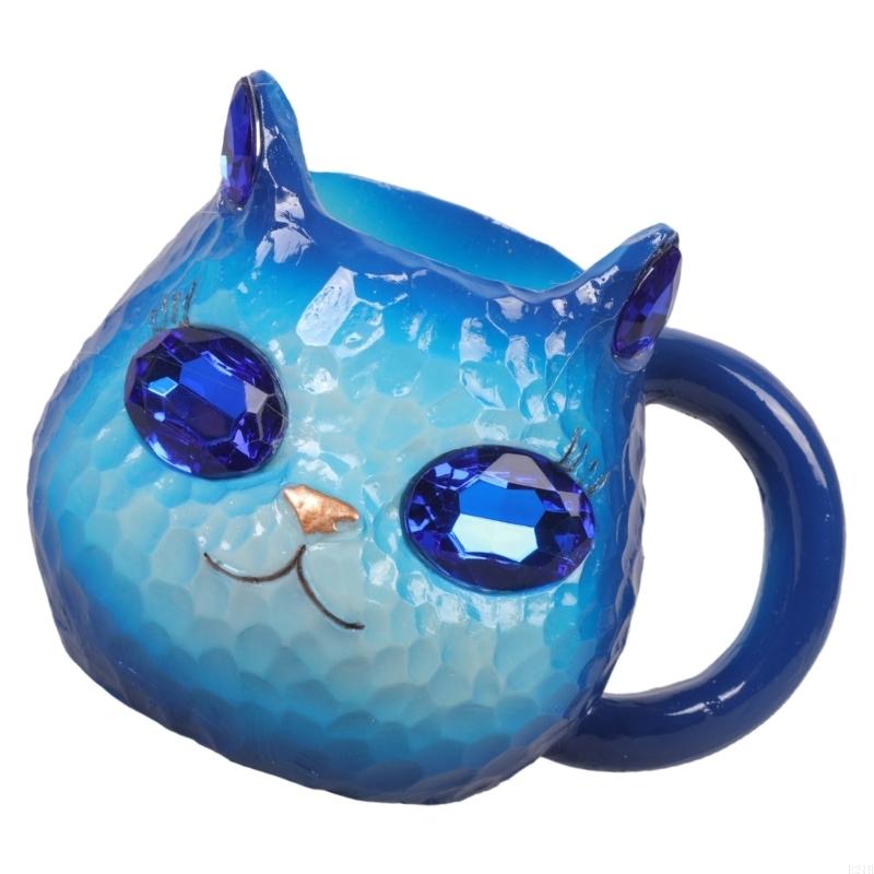 Crystal Cats Face Mokken Hars  - Resin Art Geode recensie en prijs