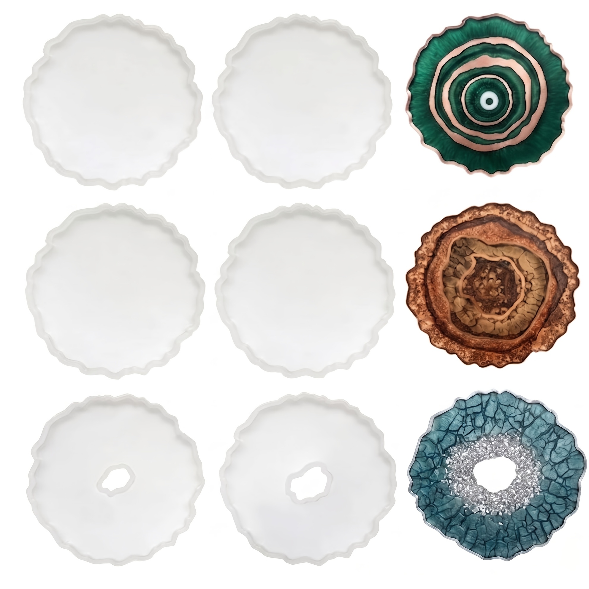 6 stuks onregelmatige agaat ge - Resin Art Geode recensie en prijs